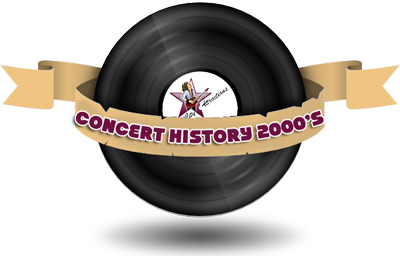 Concert History 2000s